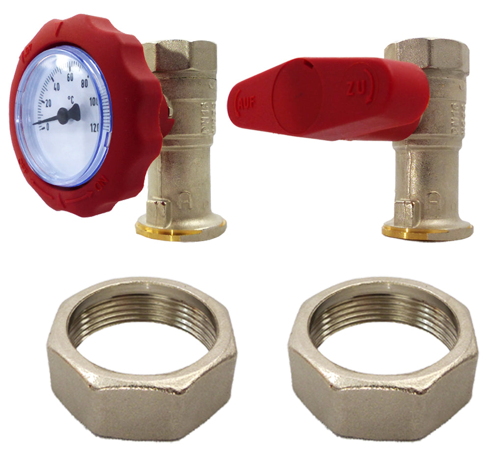 Pumpenabsperrset 1"