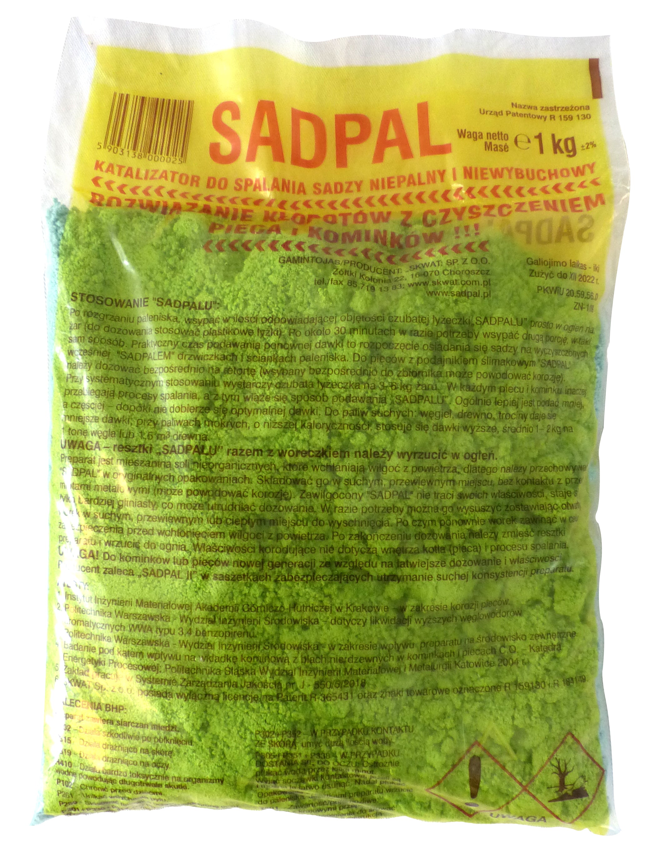 Sadpal Ruß Katalysator 5x1 kg