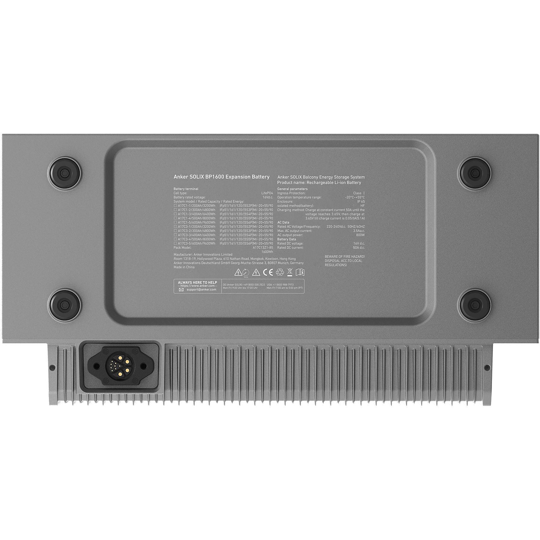 ANKER BP1600  Solarbank 2 Balkonkraftwerk ( Erweiterungsmodul zu E1600 Pro )