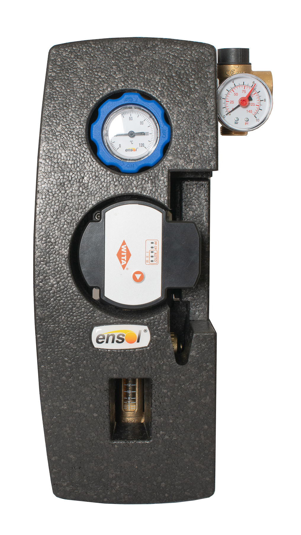 1-Strang Solarstation  1-6L/MIN. mit Solarpumpe 15-60 / PWM tauglich