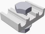 Schletter Blitzschutzklemme für 8mm