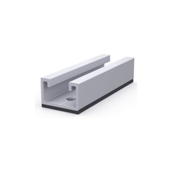 Aerocompact TS08 Trapezblech-Kurzschiene 80mm