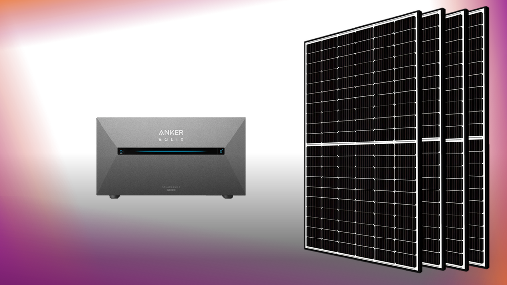 PV Set Anker SOLIX Solarbank 2 E1600 Pro ( 1,6Kwh ) inkl. 1640 Watt PV-Module