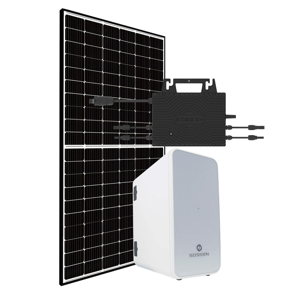 PV-Balkon-Kleinkraftwerk 820 Watt 2 Module, Sossen Mikrowechselrichter