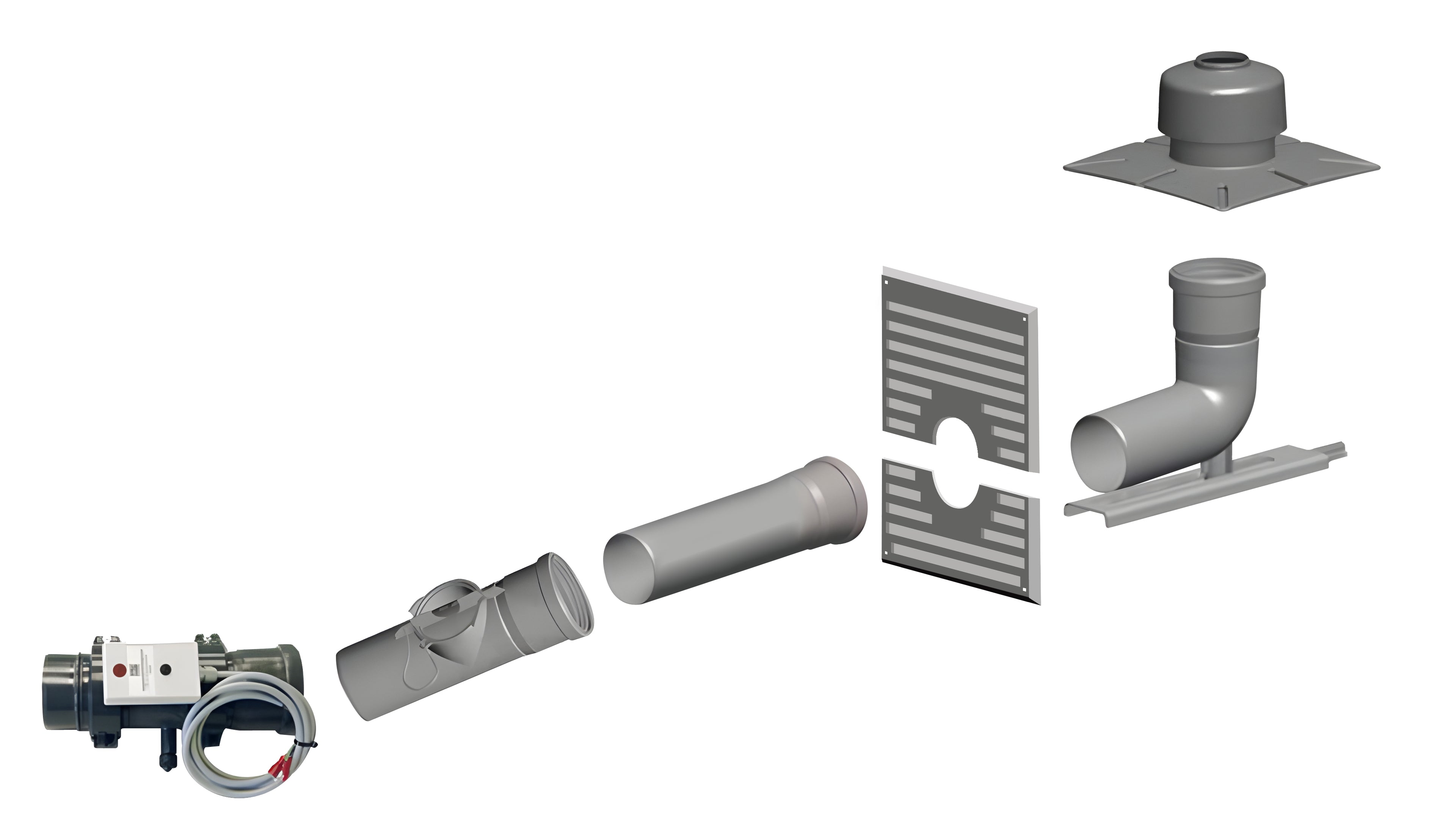Basis-Set DN80-80 für Öl Brennwertgerät