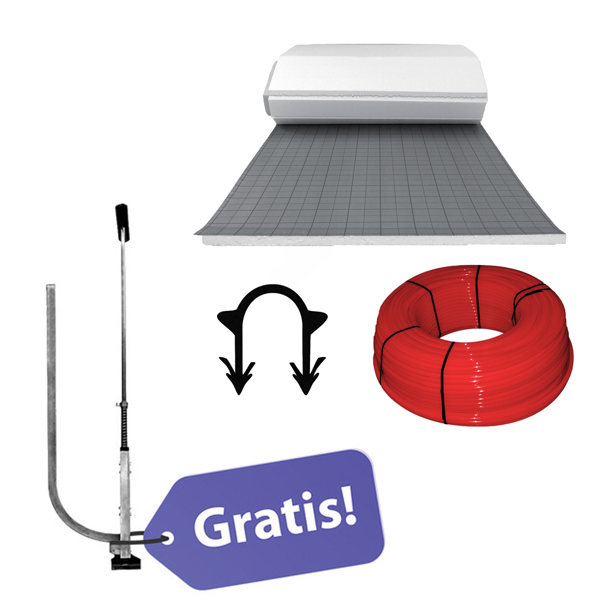 FBH Set Tackerplatte 100m² "Basic-Set"