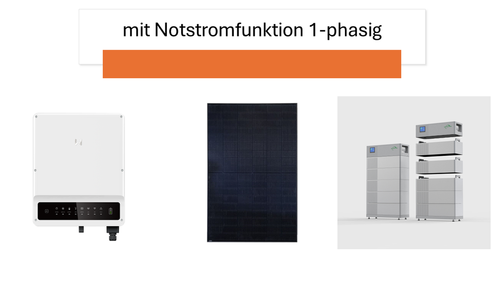 Goodwe  PV-Set 4,95Kwp inkl. 5,52kWh Batteriespeicher mit Notstrom ohne Unterkonstruktion