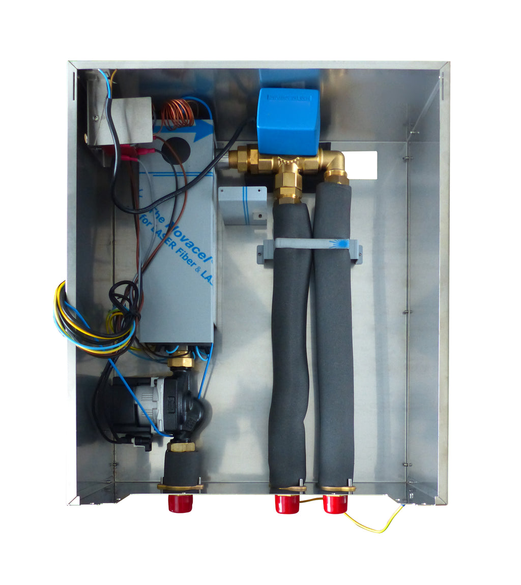 Volksheizung Acond Wärmepumpen Set 9 kW inkl. Wärmepumpenspeicher und Hängenden Pufferspeicher