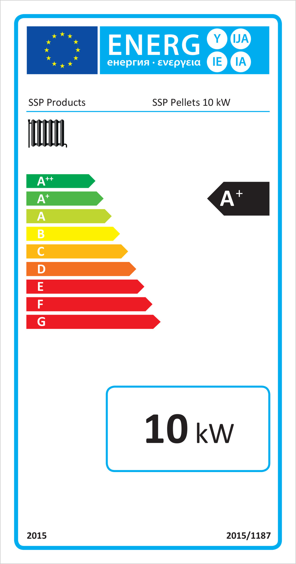 Pelletkessel SSP Pellets 10kW (inkl. Sensoren)