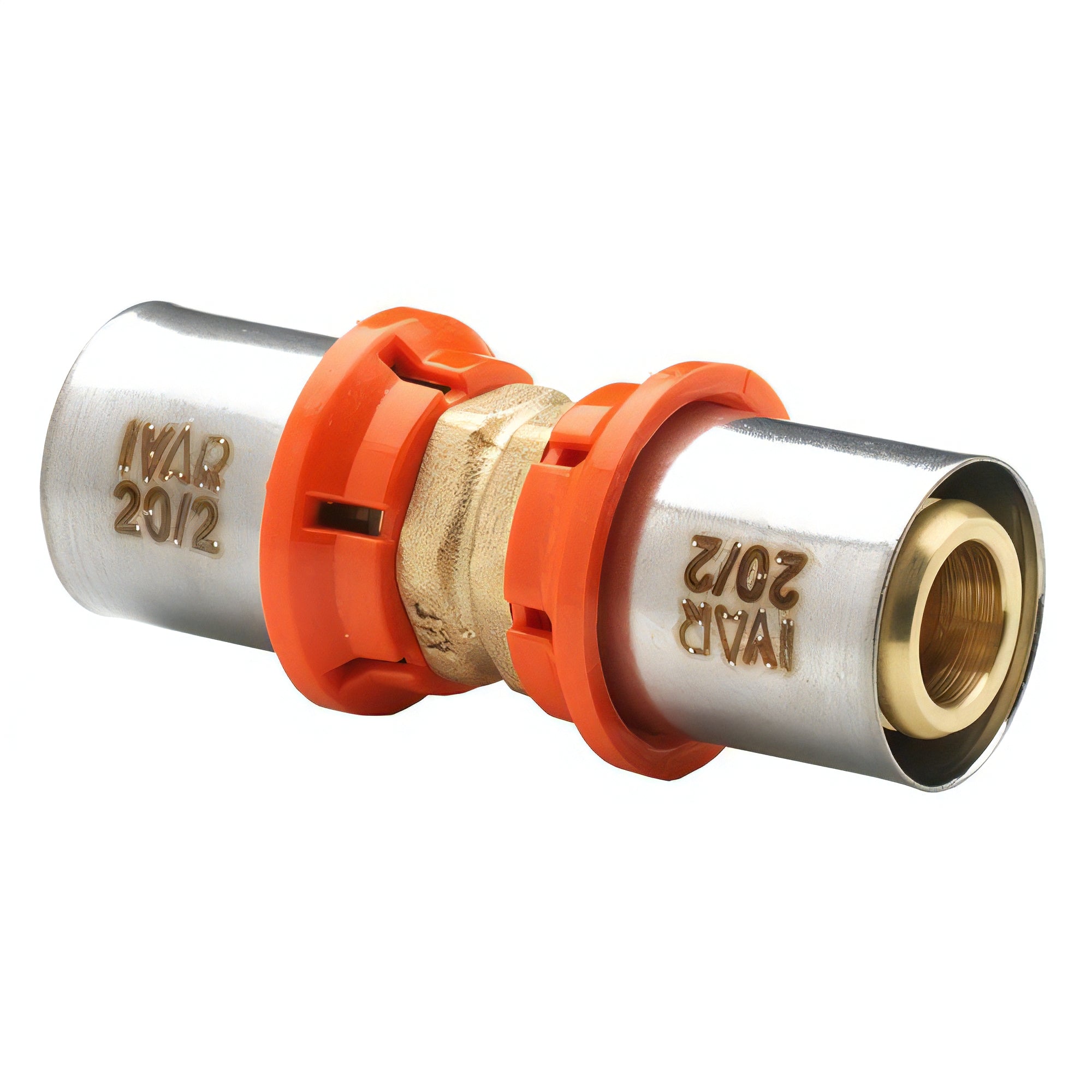 Pressfitting Kupplung 20x2mm für Aluverbundrohr Mehrschichtverbundrohr Verbundrohr PEX ( TH,H,U Presskontur )