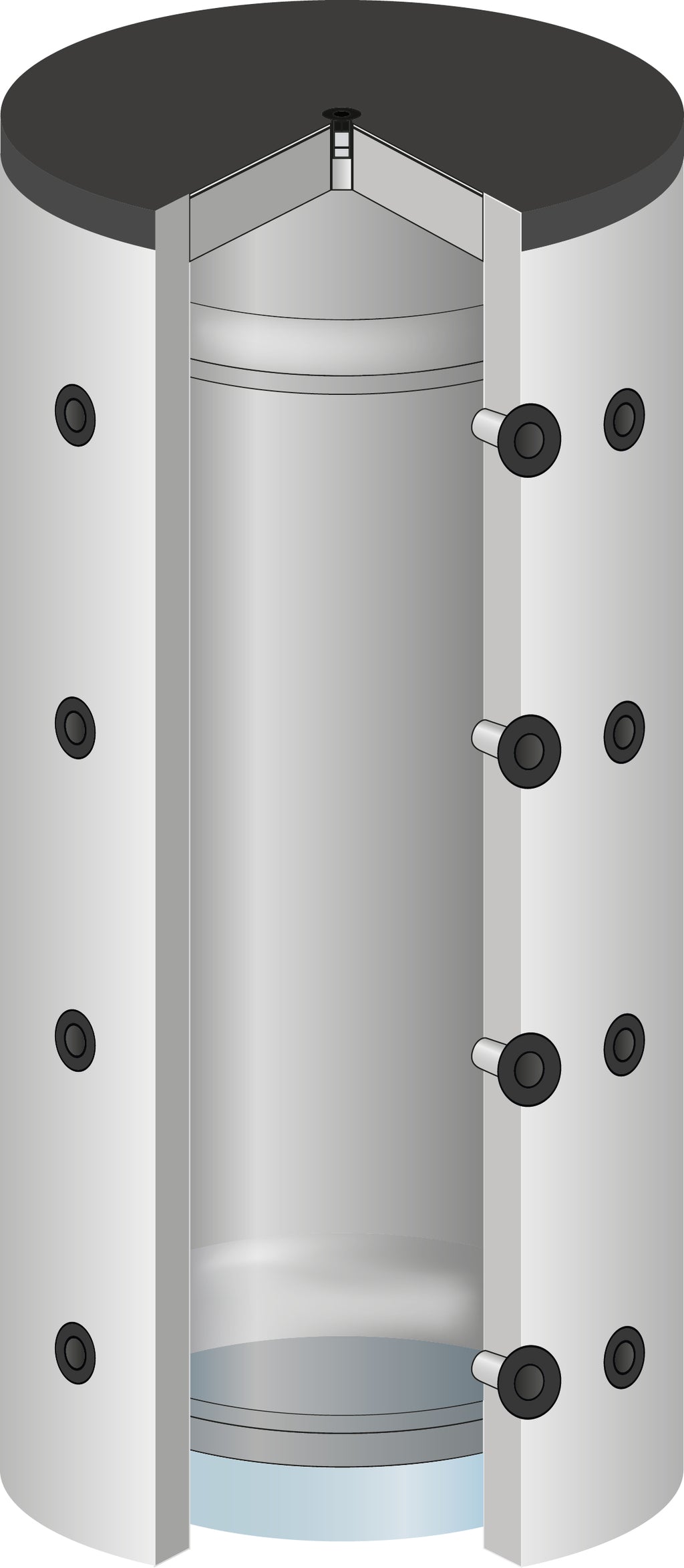 Volksheizung Acond Wärmepumpen Set 18 kW inkl. Wärmepumpenspeicher und Pufferspeicher
