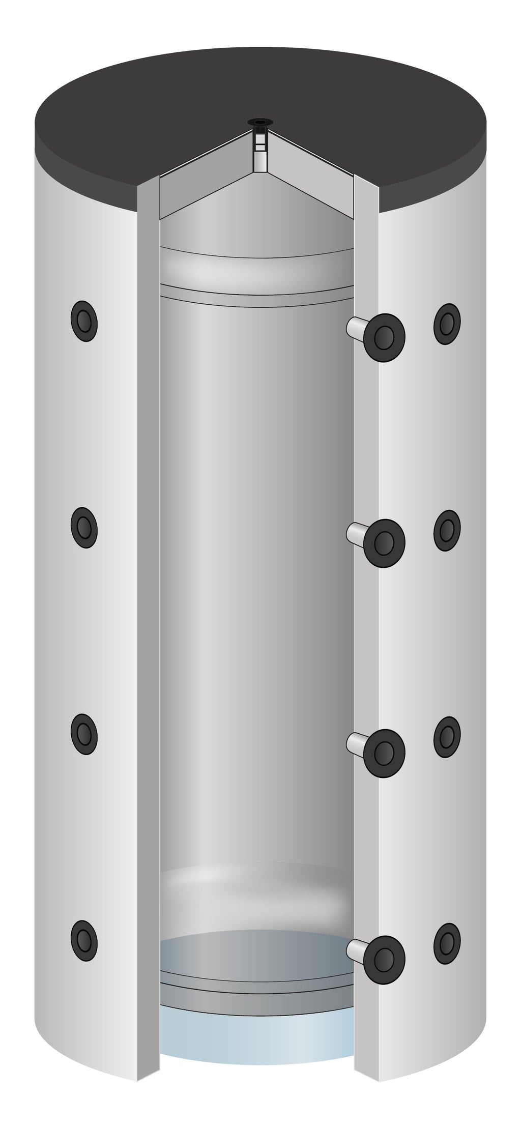 Wärmepumpe Sparset 10 kW inkl. Wärmepumpenspeicher und Pufferspeicher