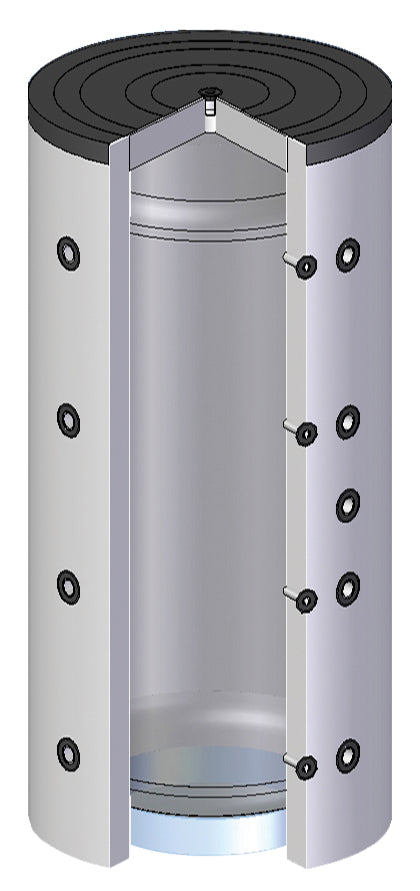 Pufferspeicher Unitrading 1000 Liter ohne Solarregister