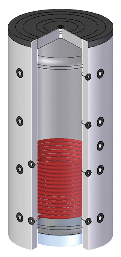Pufferspeicher Unitrading 1500 Liter mit 1 Solarregister