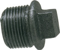 Stopfen 6/4" schwarz