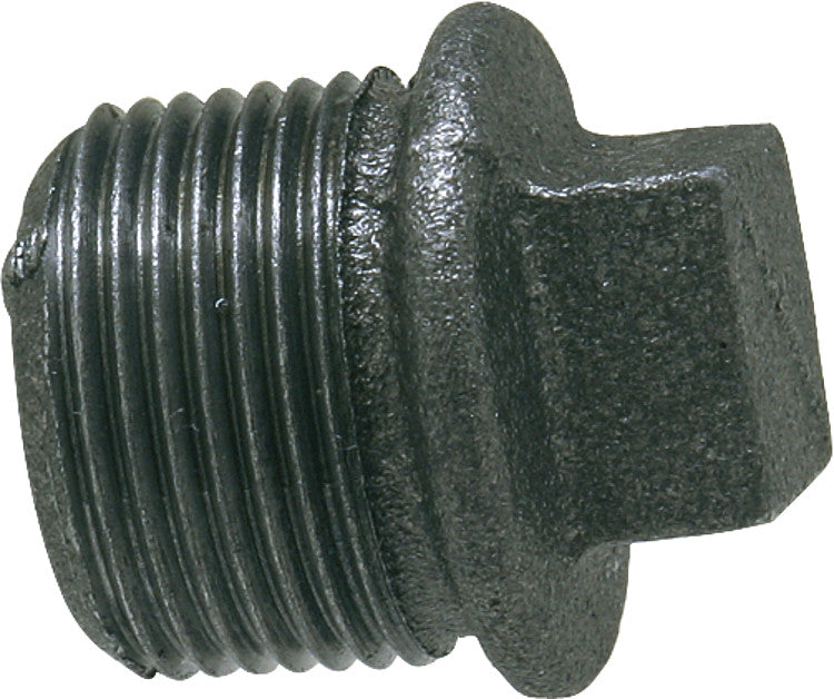 Stopfen 6/4" schwarz
