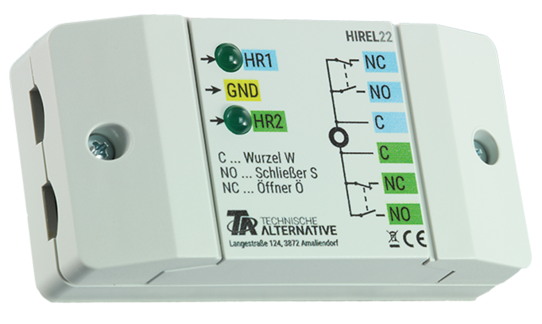 HIREL22 Erweiterung zu UVR16x2 / RSM610 / CAN-I/O45