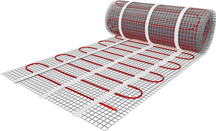 Elektrische Fußbodenheizung / Heizmatte 2 m²