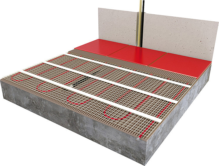Elektrische Fußbodenheizung / Heizmatte 2 m²