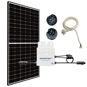 410 Watt Solaranlage/Photovoltaikanlage Plug & Play Komplett Set ( 1-Phasig ) 1 Modul + EVT 360