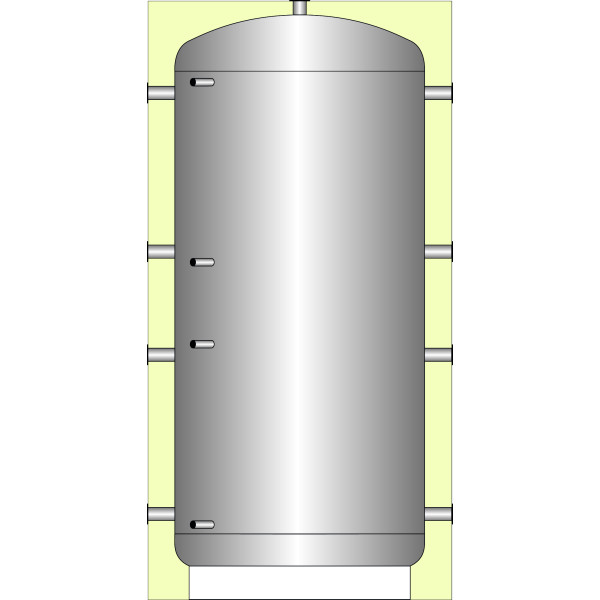 Systempufferspeicher UT 500 Liter R0  inkl. Isolierung Energieeffizienzklasse B