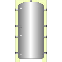 Systempufferspeicher UT 500 Liter R0  inkl. Isolierung Energieeffizienzklasse B