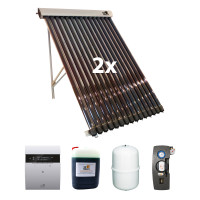 Solarpaket 2 (Röhrenkollektor 15 Premium+), 2 Kollektoren Gesamtfläche: 5,26 m²